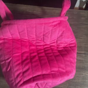 New Velvet Fabric Organizer Bin Basket Hamper Travel Sewing Dorm Collapsible